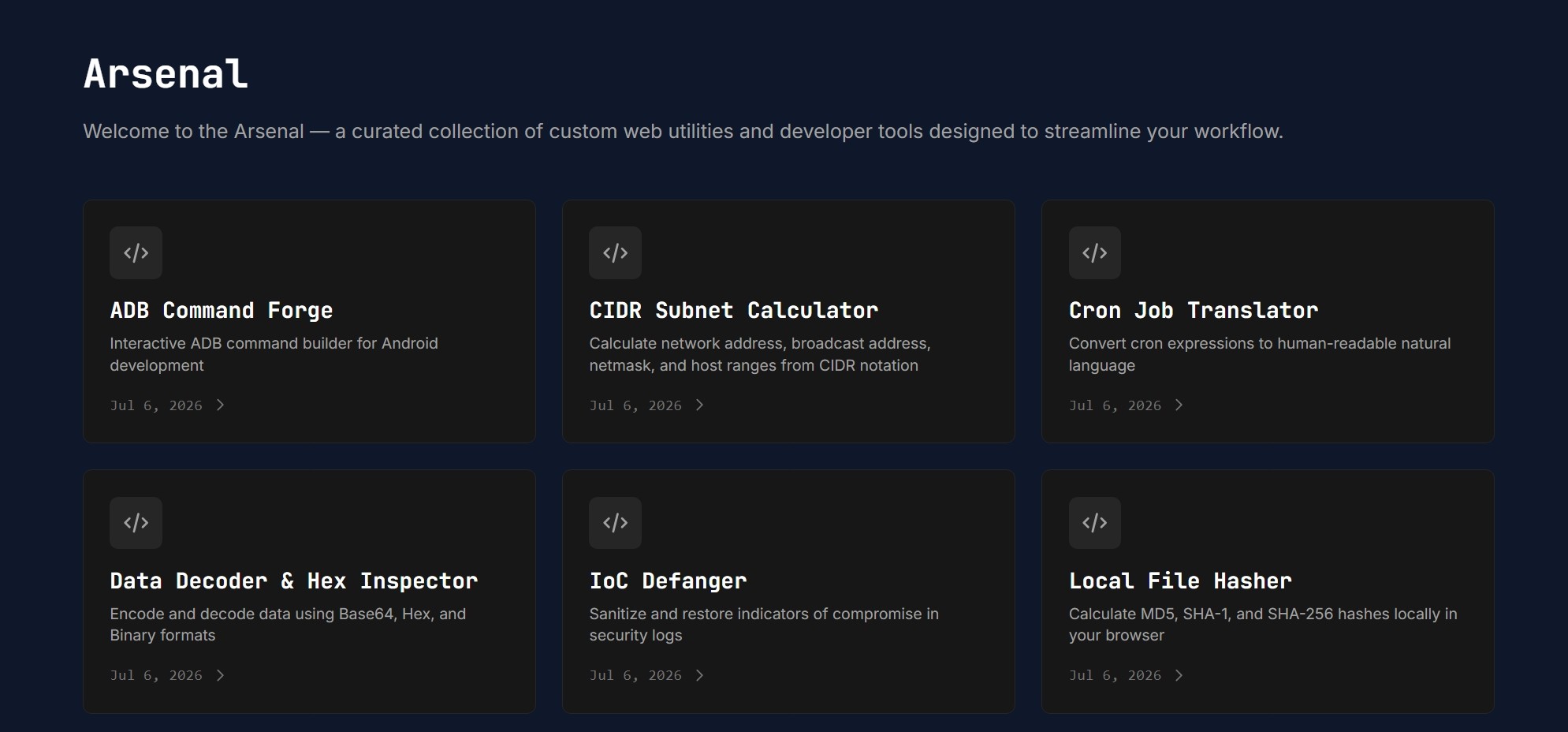 Introducing The Arsenal: 10 (and more) Client-Side Tools for Digital Forensics & SysAdmins